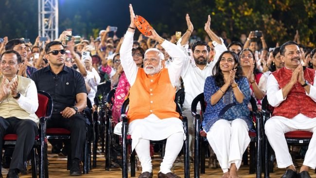 ఢిల్లీలో 'భజన్ క్లబ్బింగ్' కార్యక్రమంలో పాల్గొన్న ప్రధాని నరేంద్ర మోదీ