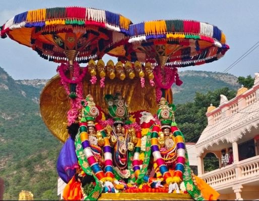  పెంచల స్వామికి శేష వాహన సేవ