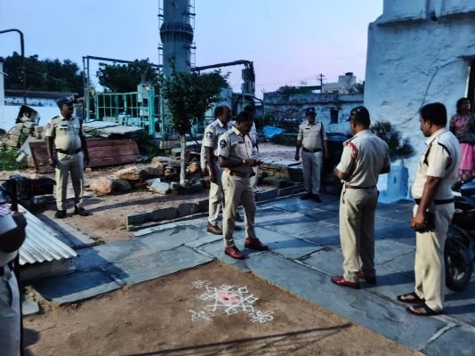 జిల్లావ్యాప్తంగా పోలీసులు  ‘వజ్ర ప్రహార్’ కార్డన్ సెర్చ్ 