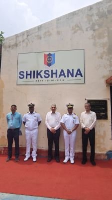 4(A) నేవల్ మెడికల్ యూనిట్ NCC వార్షిక తనిఖీ – ‘శిక్షణ’ బహుళ ప్రయోజన శిక్షణా మందిరం ప్రారంభం