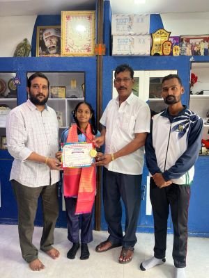 వుషు క్రీడలో శ్రీవల్లి ప్రతిభ