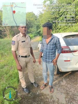 ఆత్మహత్యకు ప్రయత్నించిన యువకుడి ప్రాణాలు కాపాడిన  బ్లూకోట్స్ సిబ్బంది