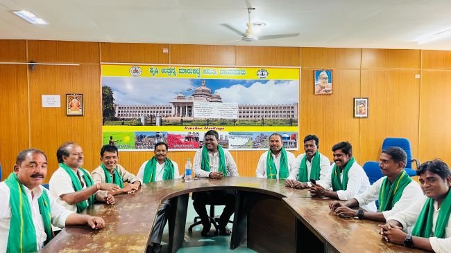 రాయచూరు మార్కెట్ యార్డును సందర్శించిన వికారాబాద్ మార్కెట్ కమిటీ