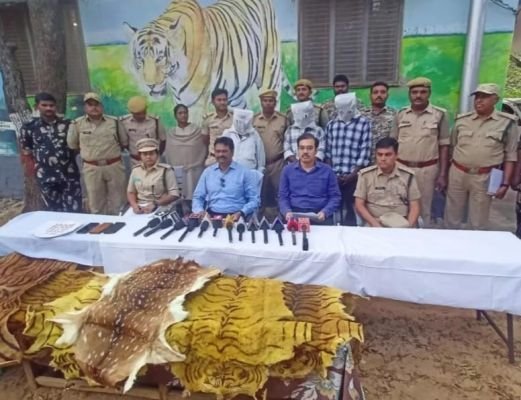 వన్యప్రాణుల చర్మాల స్మగ్లింగ్‌ ముఠా గుట్టురట్టు