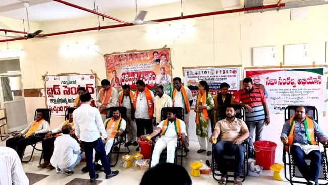 సేవా సంకల్ప అభియాన్‌లో భాగంగా టెక్కలి జిల్లా ఆసుపత్రిలో రక్తదాన శిబిరం