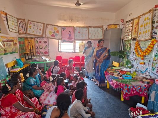 అంగన్వాడీ కేంద్రాల్లో పోషణ మాసోత్సవాలు