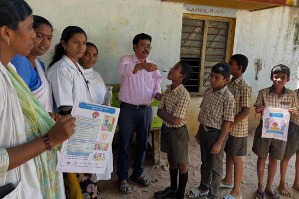  బాలల ఆరోగ్య వికాసం ఆల్బెండాజోల్  మాత్రాలతోనే : - 