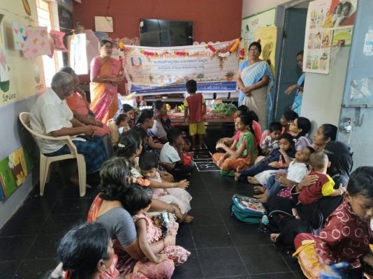 వల్లూరులో ఘనంగా అంగన్వాడీ ఉత్సవం 