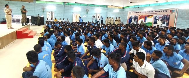 సైబర్ నేరాలు, POCSO, డ్రగ్స్‌ కౌన్సెలింగ్ పై NCC విద్యార్థులకు అవగాహన 