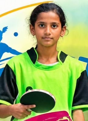 రాష్ట్రస్థాయి టేబుల్ టెన్నిస్ కి పార్నపల్లి విద్యార్థిని ఎంపిక