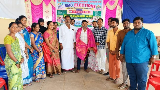 ప్రభుత్వ పాఠశాల ఎస్ఎంసి వైస్ చైర్మన్ గా రాజశేఖర్