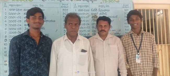 హ్యాండ్‌బాల్‌ పోటీల్లో రాష్ట్రస్థాయికి ఎంపికైన విద్యార్థులు