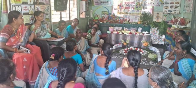 ఉత్తేజ భరతముగాపోషకాహార ఉత్సవాలు సిడిపిఓ ఎల్ సుజాత.