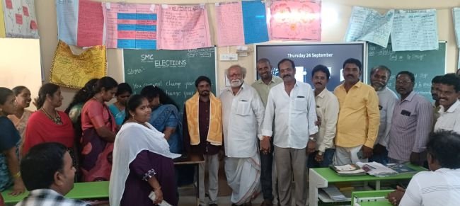 పద్మనాభం ప్రశాంతంగా ముగిసిన పాఠశాల యాజమాన్య కమిటీ (ఎస్ ఎమ్ సి ) ఎన్నికలు