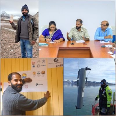 భారత ఆర్కిటిక్ యాత్రలో  గీతం పరిశోధకుడు 