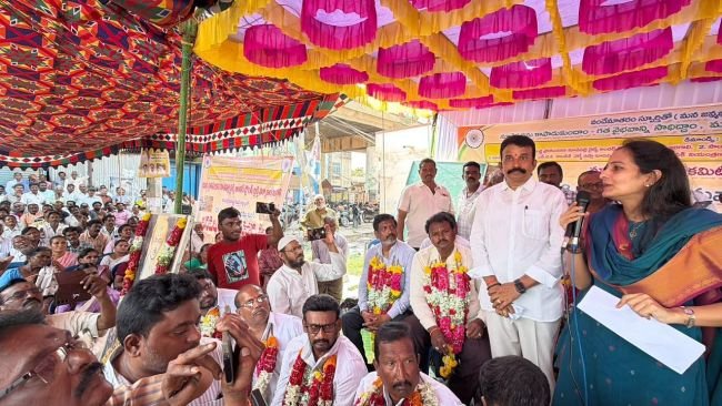 అభివృద్ధికి కేరాఫ్ అడ్రస్ సీఎం చంద్రబాబు నాయుడు-నంద్యాల ఎంపీ డాక్టర్ బైరెడ్డి శబరి