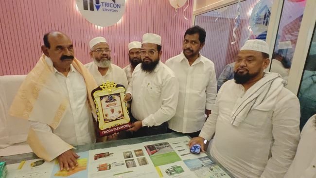 నంద్యాలలో  ‘ట్రైకాన్ ఎలివేటర్స్’ నూతన కార్యాలయాన్ని ప్రారంభించిన రాష్ట్ర న్యాయ, మైనార్టీ సంక్షేమ శాఖ మంత్రి ఎన్ఎండి ఫరూక్