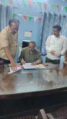 మండల పరిషత్ ప్రత్యేక అధికారిగా  మురళి బాధ్యతల స్వీకరణ