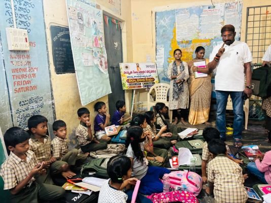 ప్రభుత్వ పాఠశాలల విద్యార్థుల సర్వాంగీణ వికాసమే 'విద్యా వికాసం–విద్యా వాహిని' లక్ష్యం: మంత్రి నియోజకవర్గ ఇన్చార్జ్ హరీష్ బాబు