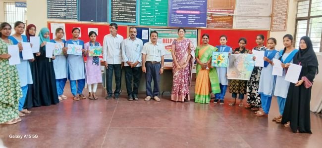 గాంధీ జయంతి సందర్భంగా చిత్రలేఖనం, వ్యాసరచన - పోటీలు  పర్యావరణ పరిరక్షణ ప్రతి ఒక్కరి బాధ్యత  ప్రిన్సిపాల్ డాక్టర్ ఎస్. స్మిత..