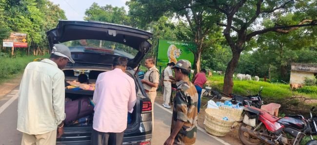 అహోబిలంలో అటవీశాఖ అధికారుల విస్తృత తనిఖీలు
