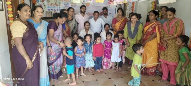 పిల్లల ఆరోగ్యమే అంగన్వాడీల లక్ష్యం