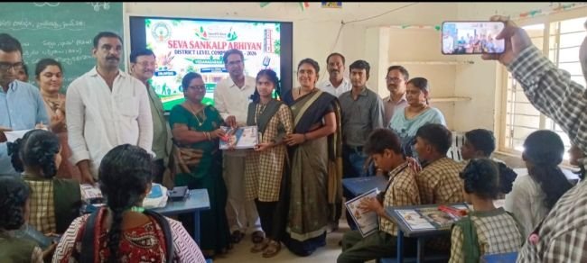 రాష్ట్రస్థాయి పోటీలకు కొట్టాం విద్యార్థిని శ్రీవల్లి ఎంపిక 