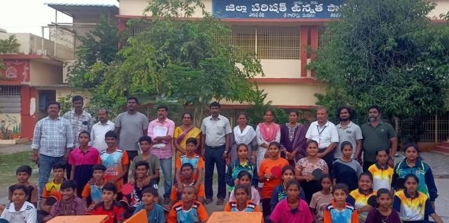 జిల్లా టేబుల్ టెన్నిస్ జట్లు ఎంపికలు