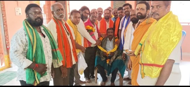 ఏపీయూడబ్ల్యూజే జిల్లా అధ్యక్షులు ఆరిపాక రాముకు ఘన సత్కారం