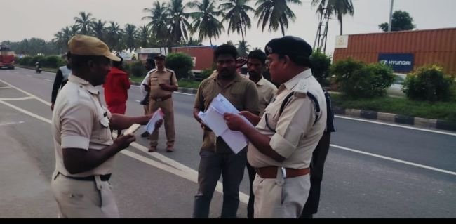 హైవే పై ప్రమాదాల నివారణకు విజిబుల్ పోలీసింగ్!