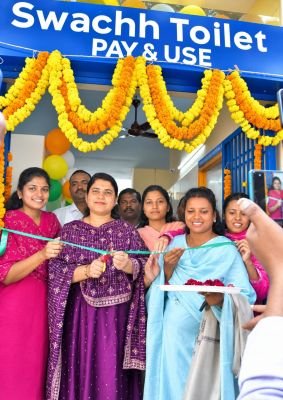 ప్రజల సౌకర్యార్థం తహశీల్దార్ కార్యాలయంలో మరుగుదొడ్ల వసతులు- జిల్లా కలెక్టర్‌ రాజకుమారి గణియా