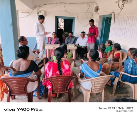 అందుగులగూడ జీపీ లో ఘనంగా గాంధీ జయంతి వేడుకలు - బాపూజీ విగ్రహానికి  నాయకుల నివాళి