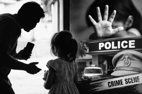 నాలుగేళ్ల చిన్నారితో అసభ్య ప్రవర్తన