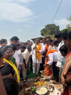 గుత్తి కోటలో శ్రీ లక్ష్మీ నరసింహ స్వామి ఆలయ భూమి పూజ  పాల్గొన్న గుంతకల్లు ఎమ్మెల్యే గుమ్మనూరు జయరాం