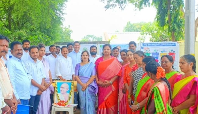 గూడూరులో ఘనంగా జాతిపిత మహాత్మా గాంధీ జయంతి వేడుకలు