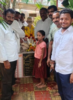 మల్లి వీడులో ఘనంగా మహాత్మా గాంధీ జయంతి వేడుకలు పాల్గొన్న మాజీ ఎంపీపీ గేదెల