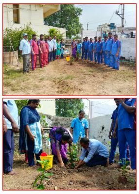 *మధిర హెచ్‌పి గ్యాస్‌ కాంపౌస్ లో ఘనంగా గాంధీ జయంతి వేడుకలు*    *మొక్కలు నాటిన డిస్ట్రిబ్యూటర్ దోసపాటి కళ్యాణి* 