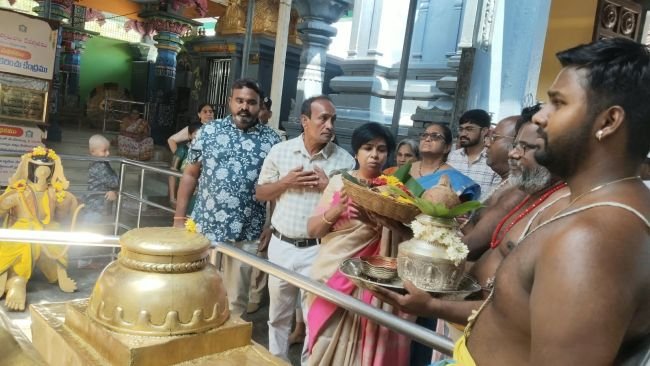 పెంచలకోన స్వామివారిని దర్శించుకున్న కర్ణాటక హైకోర్టు జడ్జి