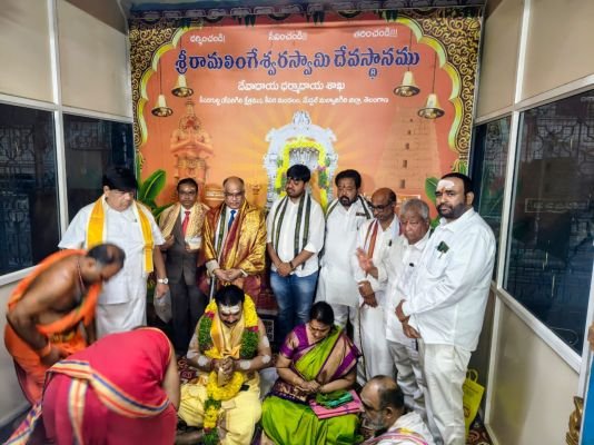 కీసరగుట్టలో స్వామివారి సేవలో సుప్రీంకోర్టు న్యాయమూర్తి జస్టిస్‌ ఆర్‌. మహదేవన్‌