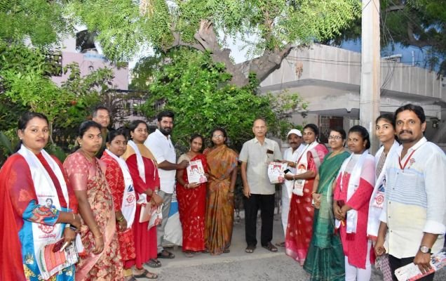 అభివృద్ధే లక్ష్యంగా.. 21వ డివిజన్‌లో జనసేన ఇంటింటి ప్రచారం