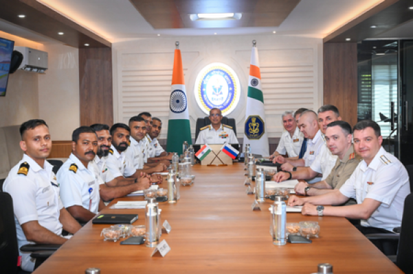 దక్షిణ నౌకాదళ కమాండ్, ఇండియన్ నేవల్ అకాడమీని సందర్శించిన రష్యా నౌకాదళ ప్రతినిధి బృందం,