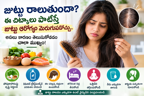 జుట్టు రాలడం తగ్గాలంటే ఏం చేయాలి? ఈ చిట్కాలు పాటించండి