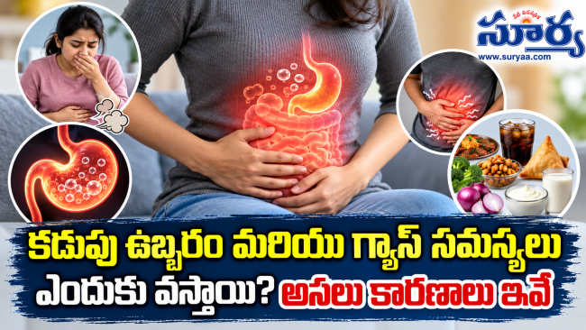 కడుపు ఉబ్బరం మరియు గ్యాస్ సమస్యలు ఎందుకు వస్తాయి? అసలు కారణాలు ఇవే