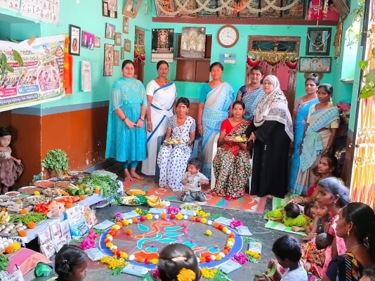 ఘనంగా అంగన్వాడీ పోషణ మాసోత్సవాలు