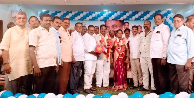 పదవీ విరమణ కార్యక్రమంలో పాల్గొన్న : తాండ్ర 