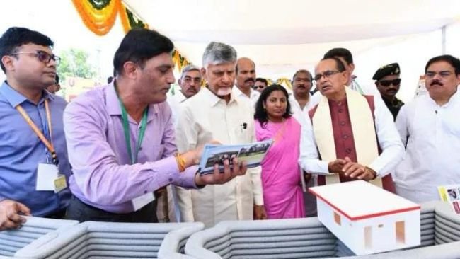 3డీ ప్రింటింగ్ తో పేదల ఇళ్లు.. -చంద్రబాబు సర్కారు వినూత్న ముందడుగు
