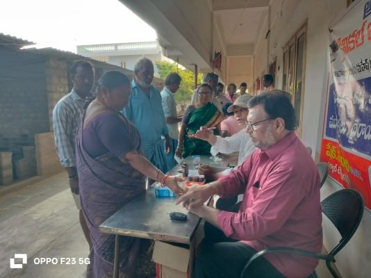 జనవిజ్ఞాన వేదిక ఆధ్వర్యంలో వైద్య శిభిరం 