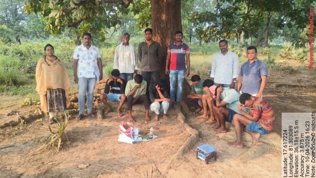 గంజాయి సేవిస్తున్న ఏడుగురు వ్యక్తులు అరెస్ట్