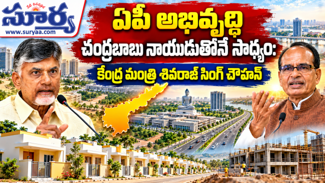 ఏపీ అభివృద్ధి చంద్రబాబు నాయుడుతోనే సాధ్యం: కేంద్ర మంత్రి శివరాజ్ సింగ్ చౌహాన్