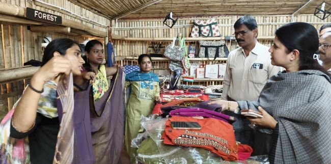 వనస్య ఎక్స్‌పీరియన్స్‌ సెంటర్‌ను సందర్శించి జిల్లా కలెక్టర్‌ శ్రీమతి రాజకుమారి గణియా